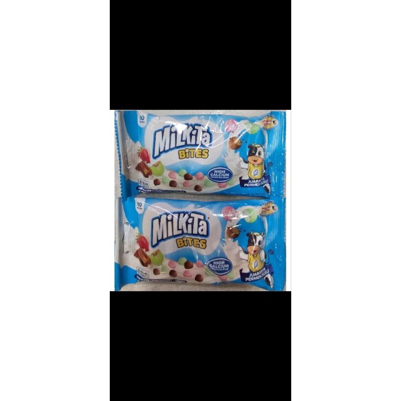 

Milkita Bites 24g - permen lunak aneka rasa ( coklat strobery melon)