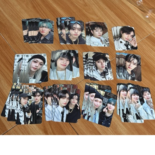 ready stock photocard straykids skzhop hop double side bangchan leeknow changbin hyunjin han jisung 
