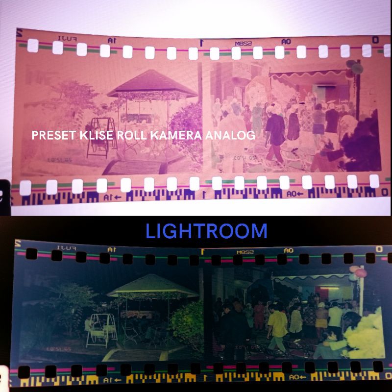 PRESET KLISE ROLL FILM KAMERA ANALOG LIGHTROOM