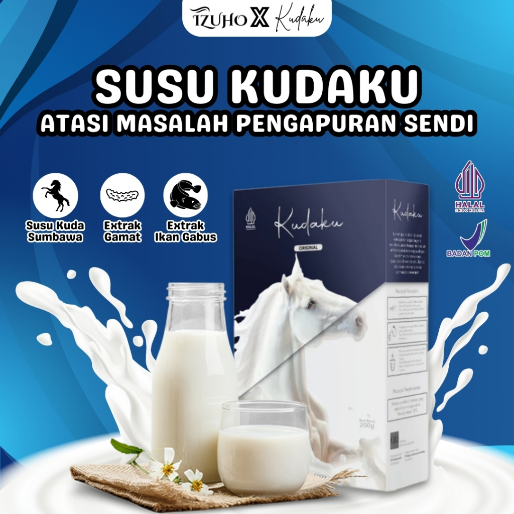 

Kudaku Susu Kuda Liar Sumbawa Asli Susu Herbal Atasi Masalah Pengapuran Sendi Rematik Asam urat BPOM