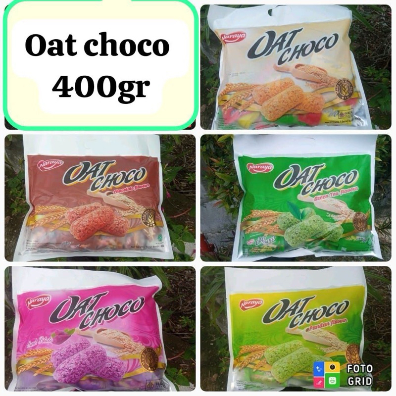 

Oat Choco Naraya 400gr isi 40pcs