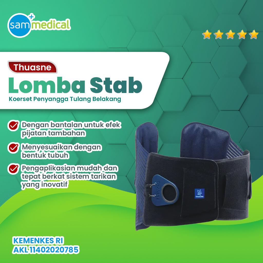 Thuasne LombaStab / Penyangga Tulang Belakang / Korset Lumbar Brace / Lumbal Support