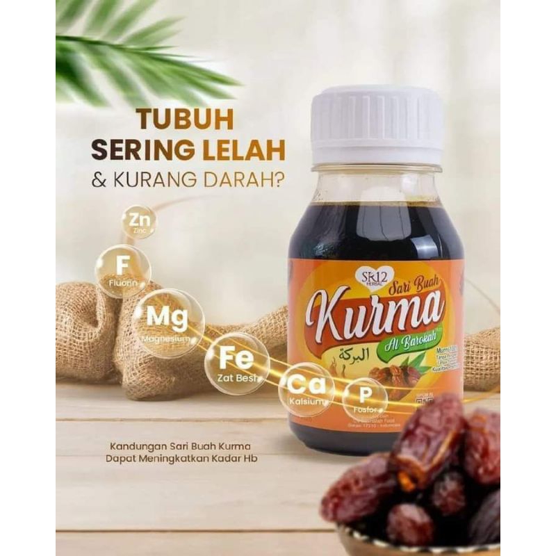 

SR12 SARI BUAH KURMA ASLI tanpa pengawet