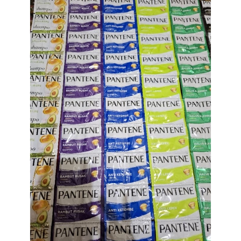 PANTENE Shampoo 10 ml 1 Renteng isi 12 sachet / Shampo Pantene 10 ml Sachet Rentengan Murah