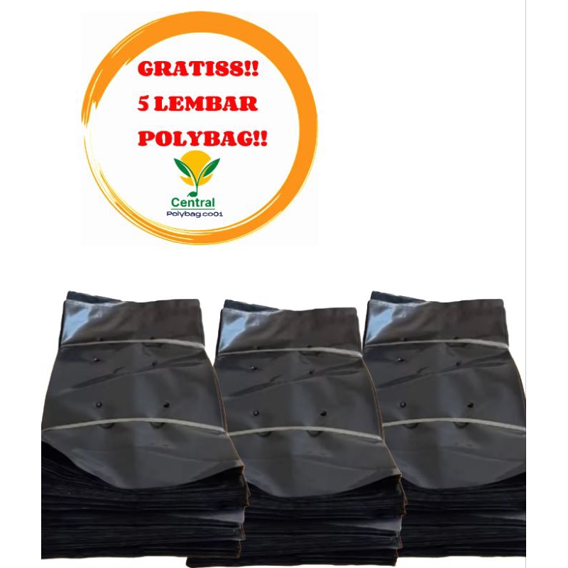 Polybag tanaman ukuran 30x30 isi 100 pcs - Polybag tanaman ukuran 30x30