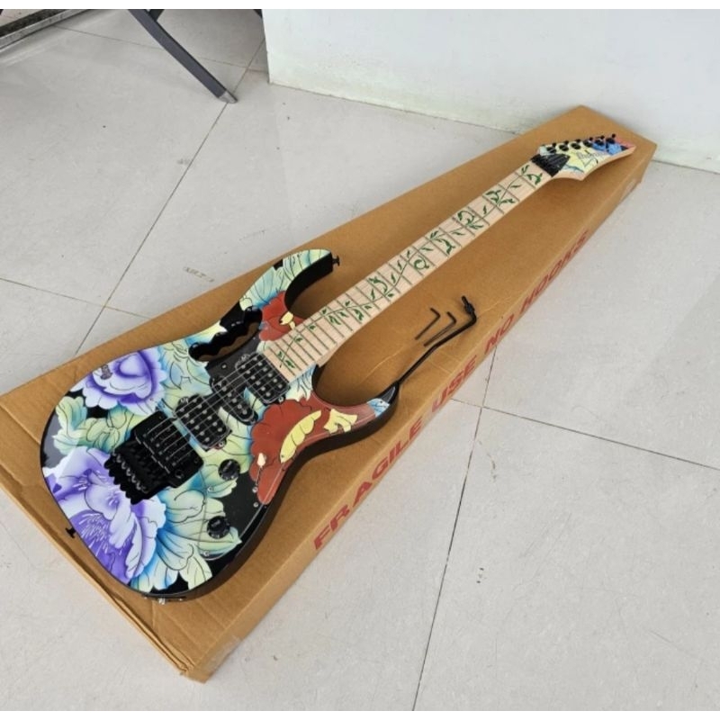 Gitar ibanez jem flower updown new