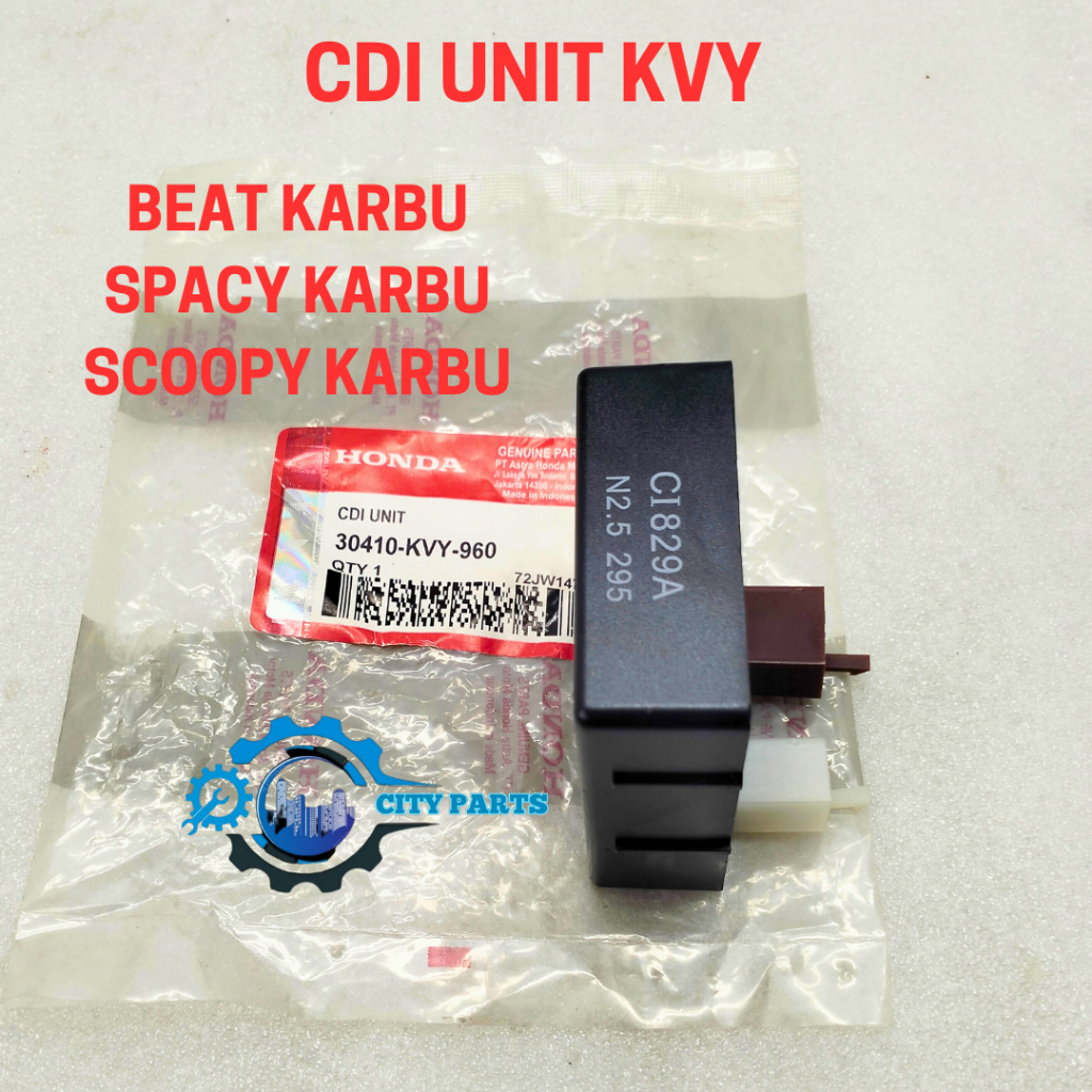 CDI UNIT HONDA KVY MOTOR BEAT KARBU SPACY KARBU SCOOPY KARBU KUALITAS ASLI ORIGINAL HONDA AHM CDI