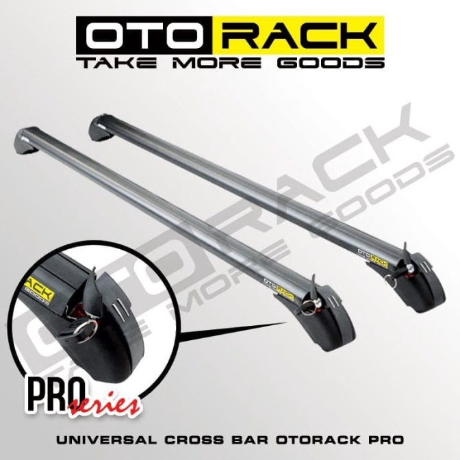 Bagus Banget OTORACK Cross Bar Sporty Pro Tour Premium Adventure Crossbar Kaki Rack Mobil Jepit Body