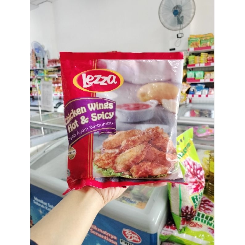

Frozen Food Lezza Chicken Wings Spicy/Sayap Ayam Pedas 400gr