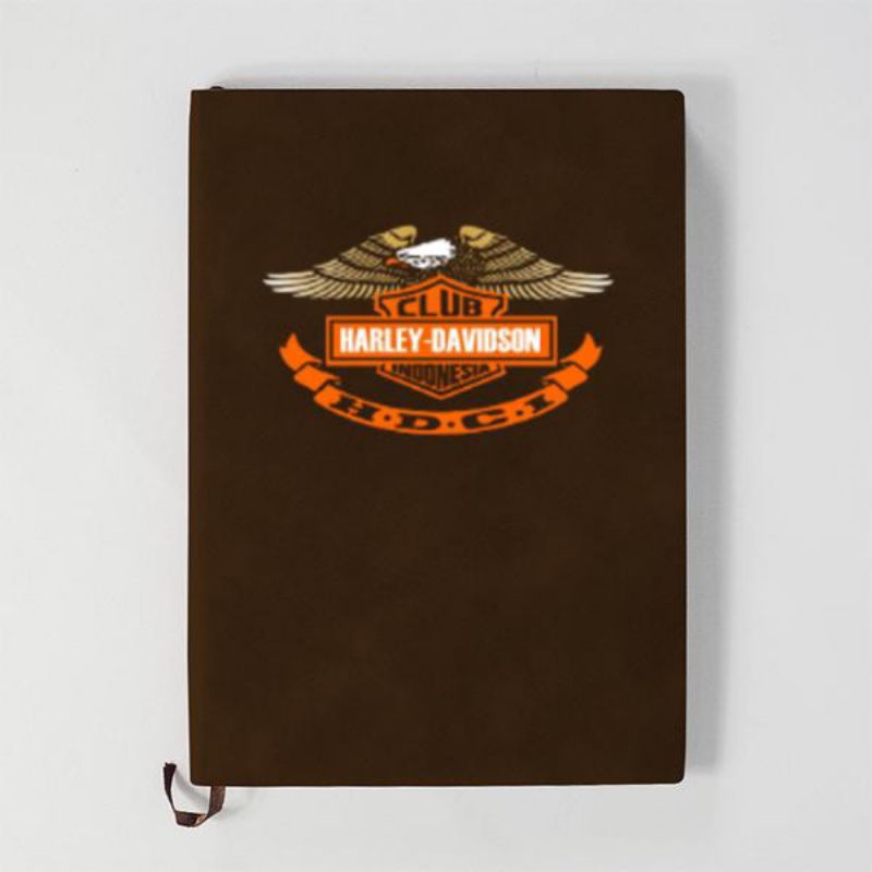 

HDCI Logo Harley Davidson Notebook Retro Kulit A5 Custom