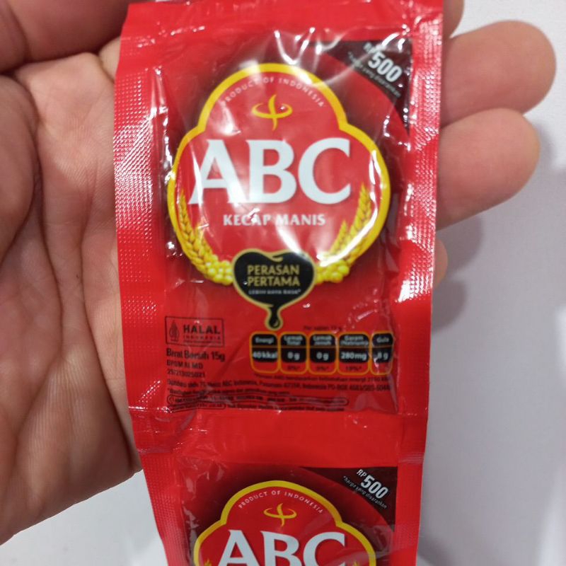 

ABC KECAP MANIS SACHET /RENCENG (isi 12)