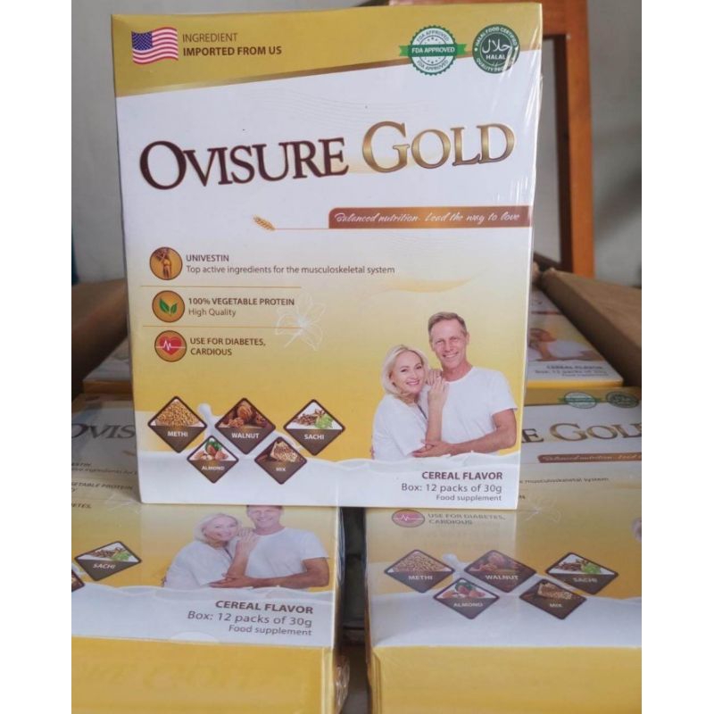 

OVISURE GOLD MILK SUSU VITAMIN TULANG DAN SENDI OSTEOPOROSIS 12 SACHET