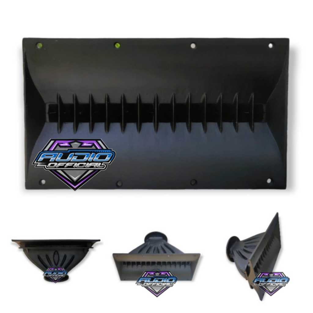 Horn Tweeter Harmonika Uk 18x32cm / Corong Twiter Bahan Diral Cor Almunium Tebal