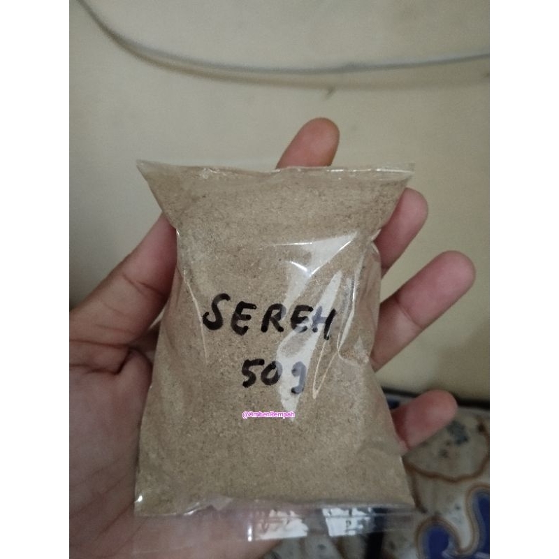 

Bubuk Sereh/Serai Murni 50 gram