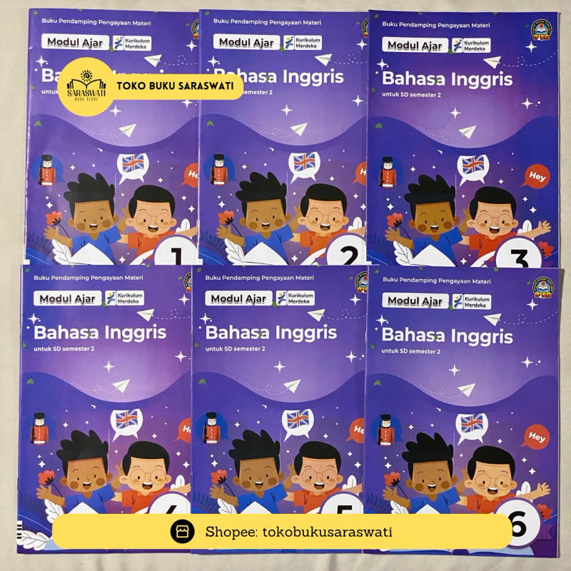 LKS BISA BAHASA INGGRIS KLS 1,2,3,4,5,6 SEMESTER 2 KURIKULUM MERDEKA EDISI TERBARU