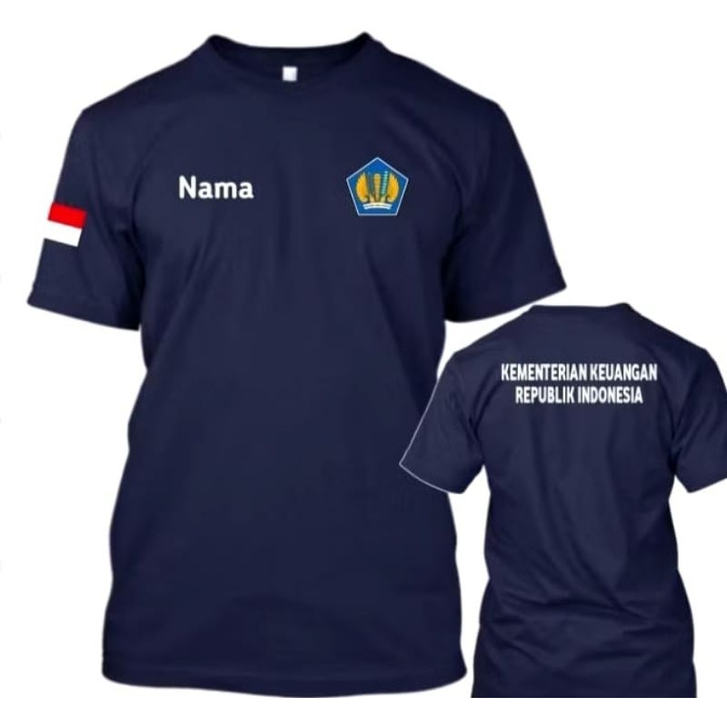 kaos kementerian keuangan seragam kementerian keuangan kaos oblong kementerian keuangan seragam kerj