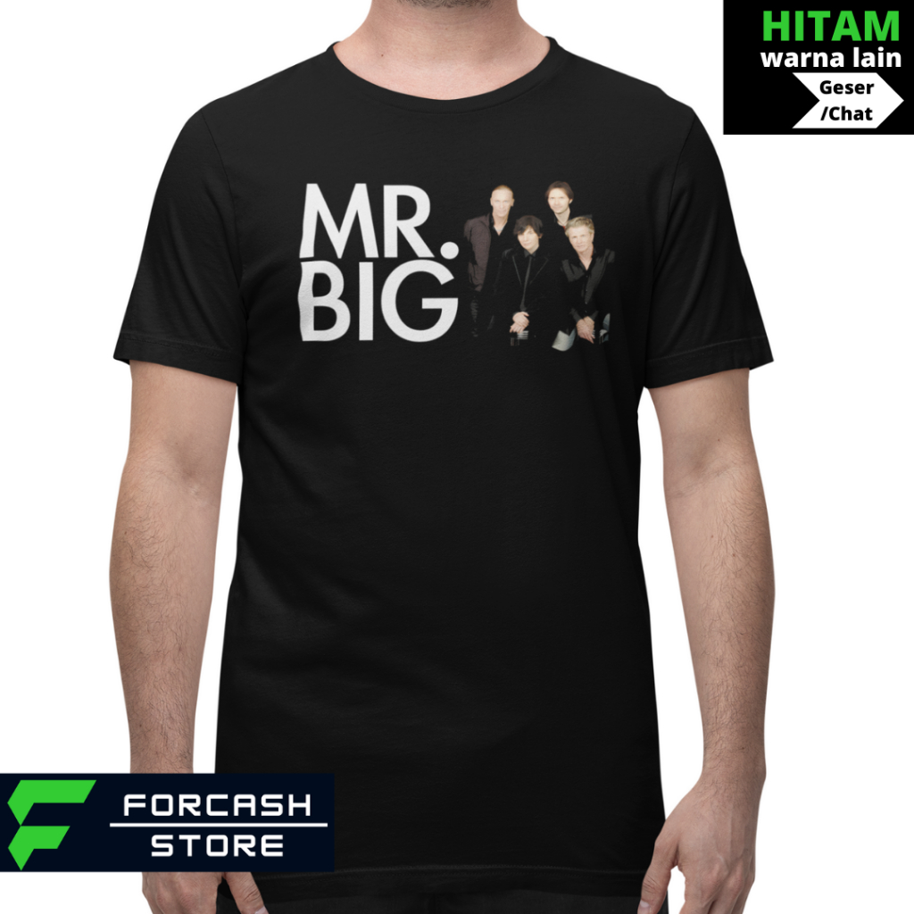 Kaos Band MR BIG 5 | Kaos Musik | Kaos BigSize Jumbo S-7xl | Kaos Premium | Kaos Anak Ready
