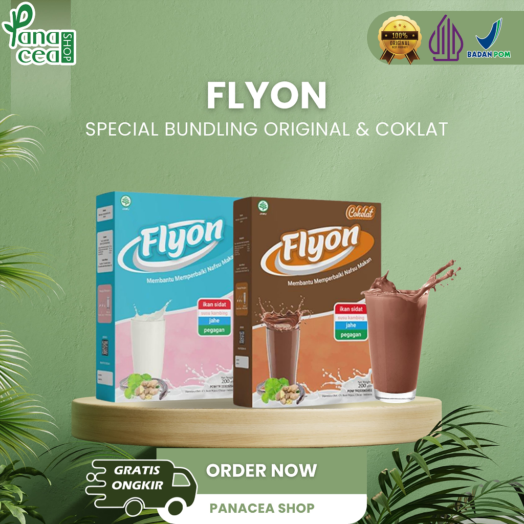

Flyon - Susu Penggemuk Badan Dan Penambah Nafsu Makan Original Vitamin Penggemuk Badan Herbal