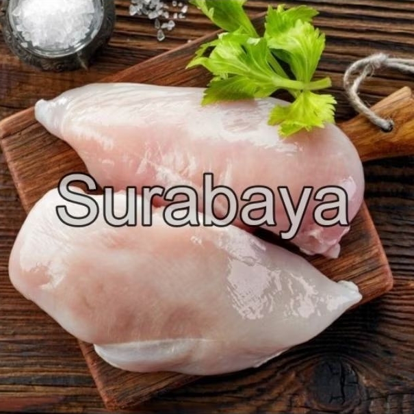 

1kg Dada/paha ayam fillet Tulangnya ikut ditimbang ayam filet chiken boneless - Surabaya