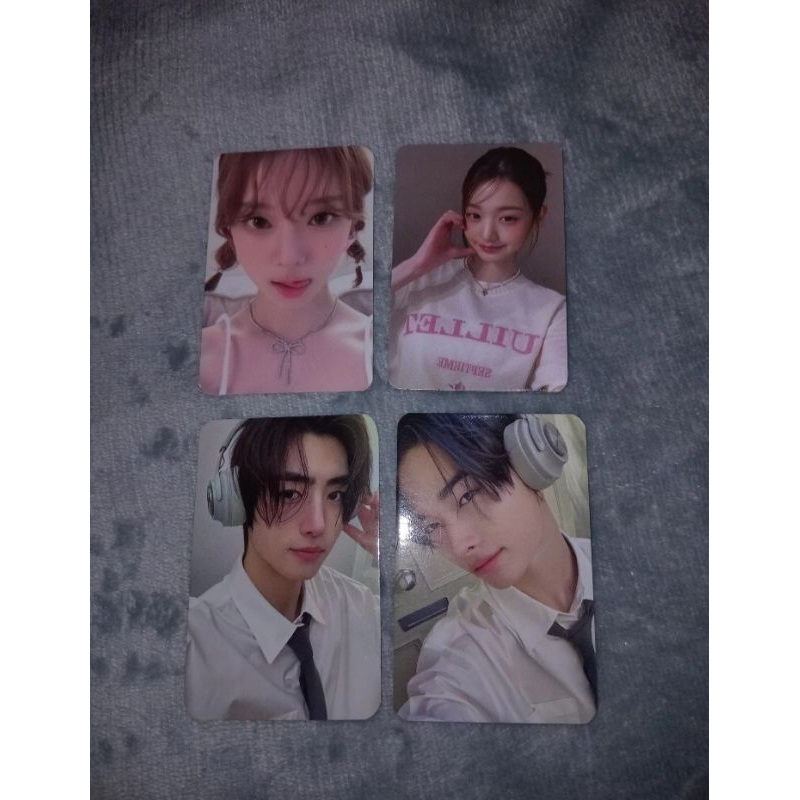 photocard unofficial woonyoung, enhypen dicon, aespa sg24, karina girls