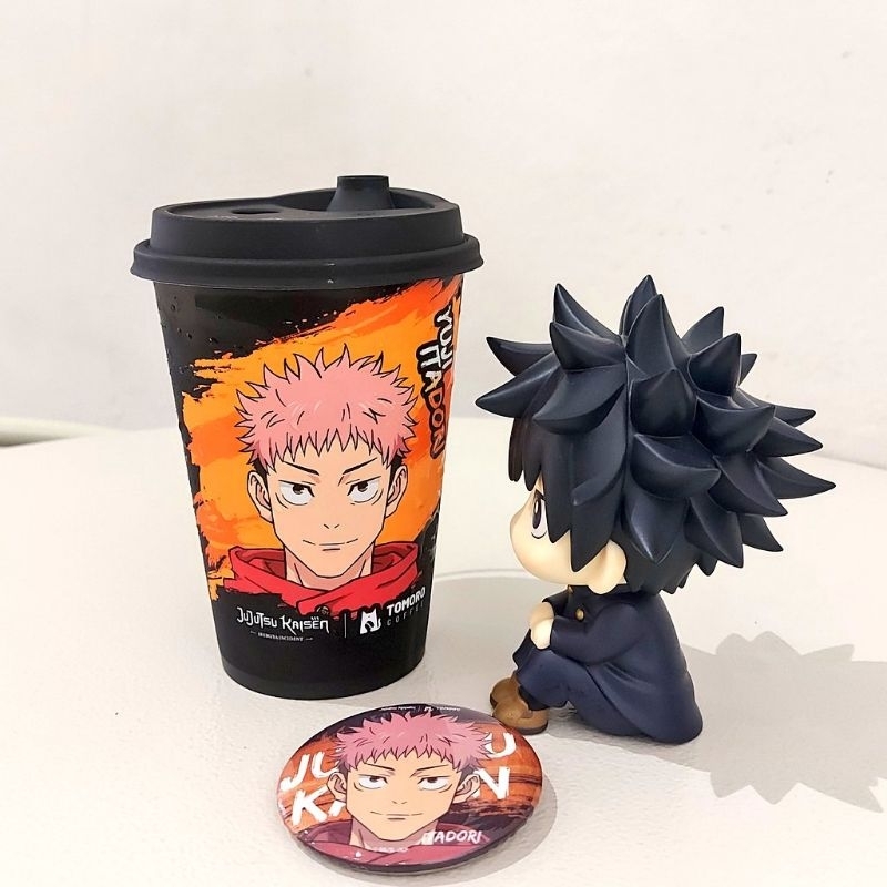 Booked Pin Badge Yuuji JJK x Tomoro