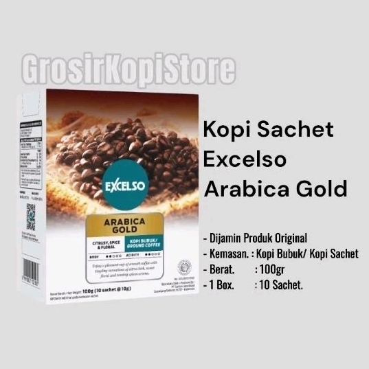 

EXCELSO ARABICA GOLD SAVING BOX| Kopi Bubuk Sachet