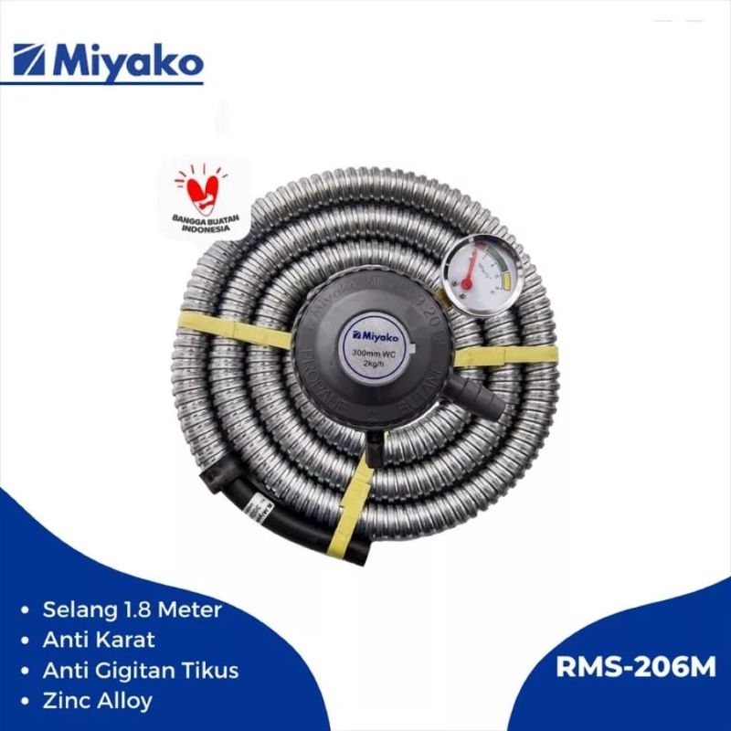 Regulator Selang Miyako RMS-206M / Regulator Gas Miyako RMS 206 M