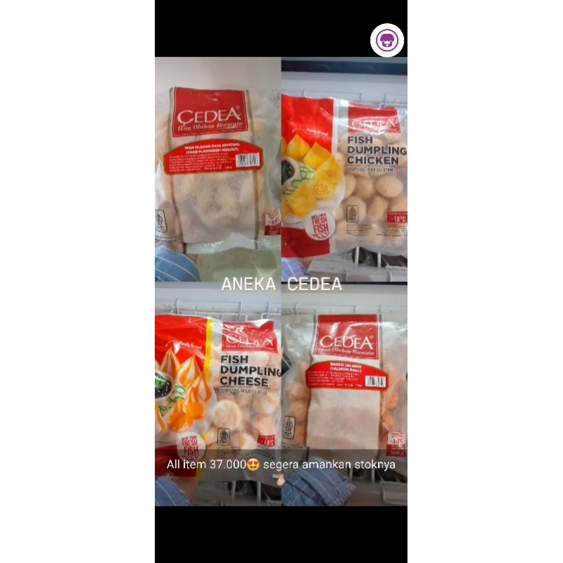 

aneka ikan cedea kemasan 500gr