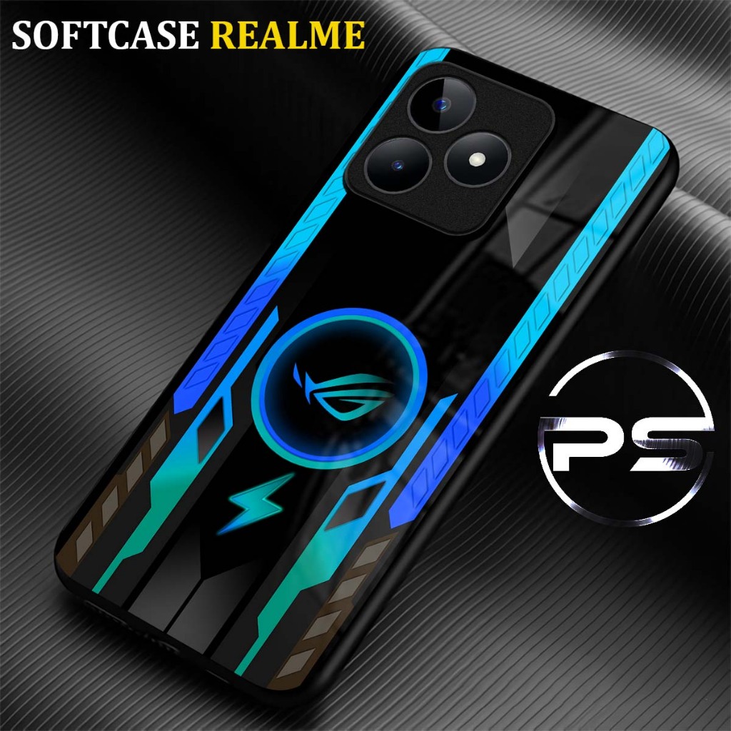 PS87 Softcase Kilau Realme GT6 Note 50 C31 C33 C35 C51 C51S C53 C55 C61 C63 Silikon Soft Case Glass 