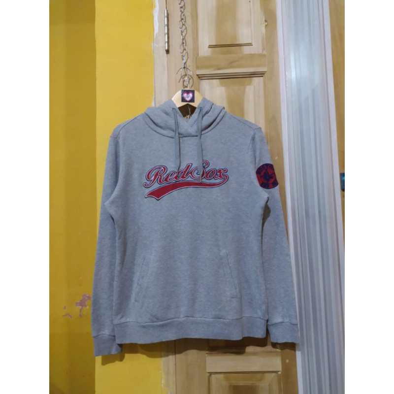 Hoodie mlb redsox bordir