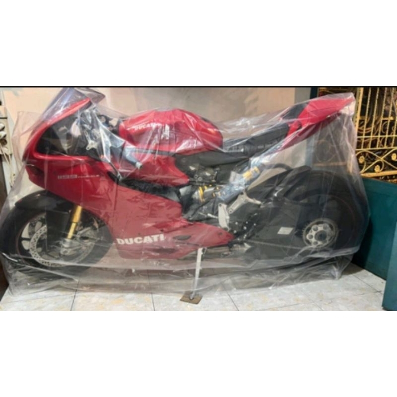 COVER MOTOR SPORT TRANSPARAN, SARUNG MOTOR SPORT