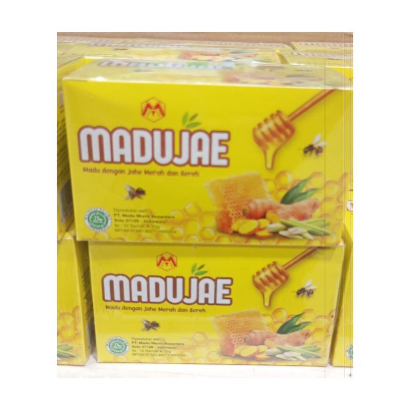 

MADUJAE MADU DENGAN JAHE & SEREH (ISI 10S @20GR) ISI 3 PAK
