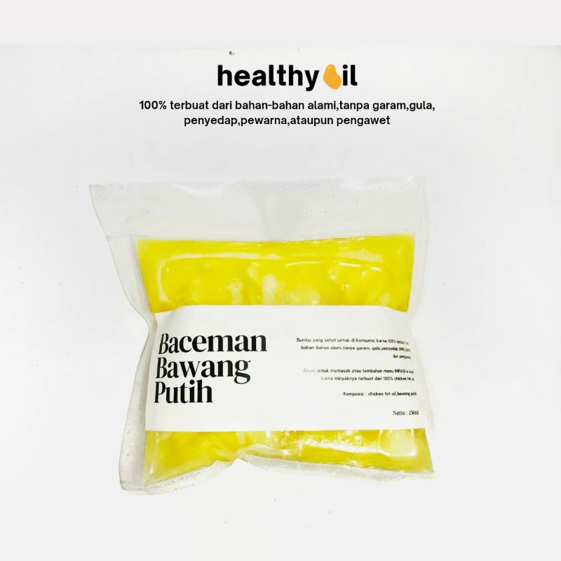 

[250ML] KEMASAN REVIL Baceman MPASI Bawang putih - Healthy Oil