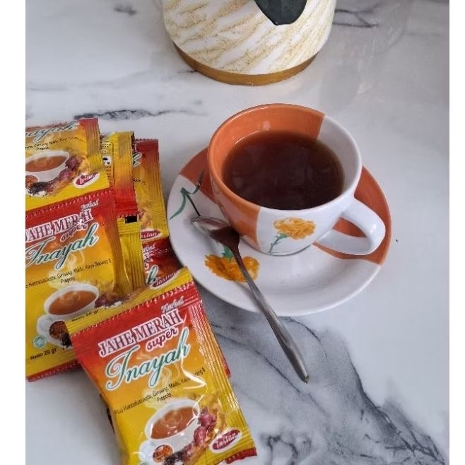 

Jahe Merah Super Sudah ada gula 12 sachet