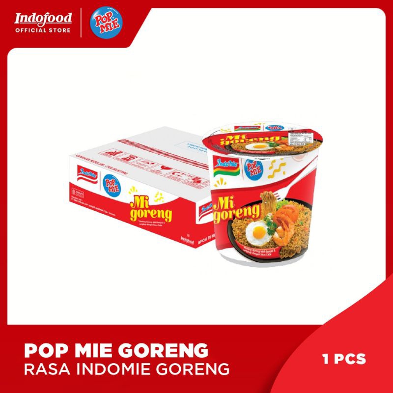 

Pop Mie Goreng Rasa Indomie Goreng - 1 dus isi 12 pcs