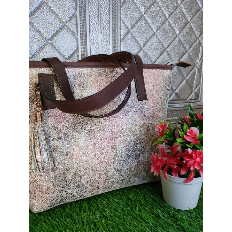 tas tote wanita kulit asli