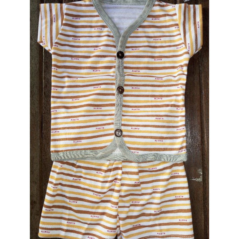 Gn. Set libby new born / setelan Libby pendek pendek bayi