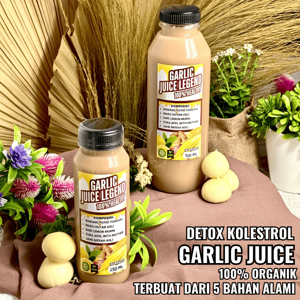 

Garlic Juice, Untuk Pelangsing Jus Bawang Putih Tunggal cuka apel jahe merah lemon madu