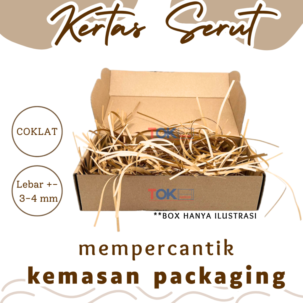 

KERTAS CACAH 500 GRAM | Shredded Paper | Kertas Serut (TERMURAH) Kertas Isian Box Kardus Hampers