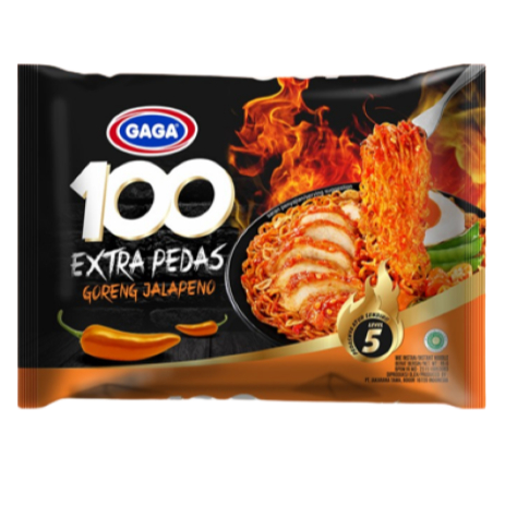 

Gaga 100 Extra Pedas Goreng Jalapeno lvl 5 75 gr