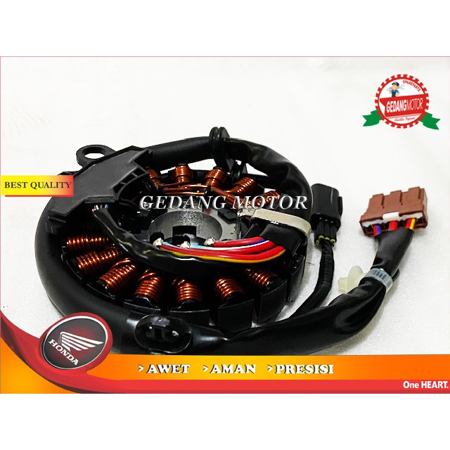 SPUL STATOR COMP SCOOPY FI ESP K2F PRESTIGE ORIGINAL ASLI AHM 31220-K2F-N01