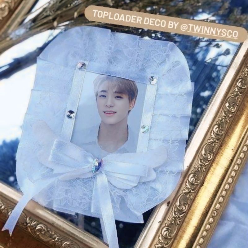 

Top loader deco ribbon untuk photocard top loader lace top loader coquettes