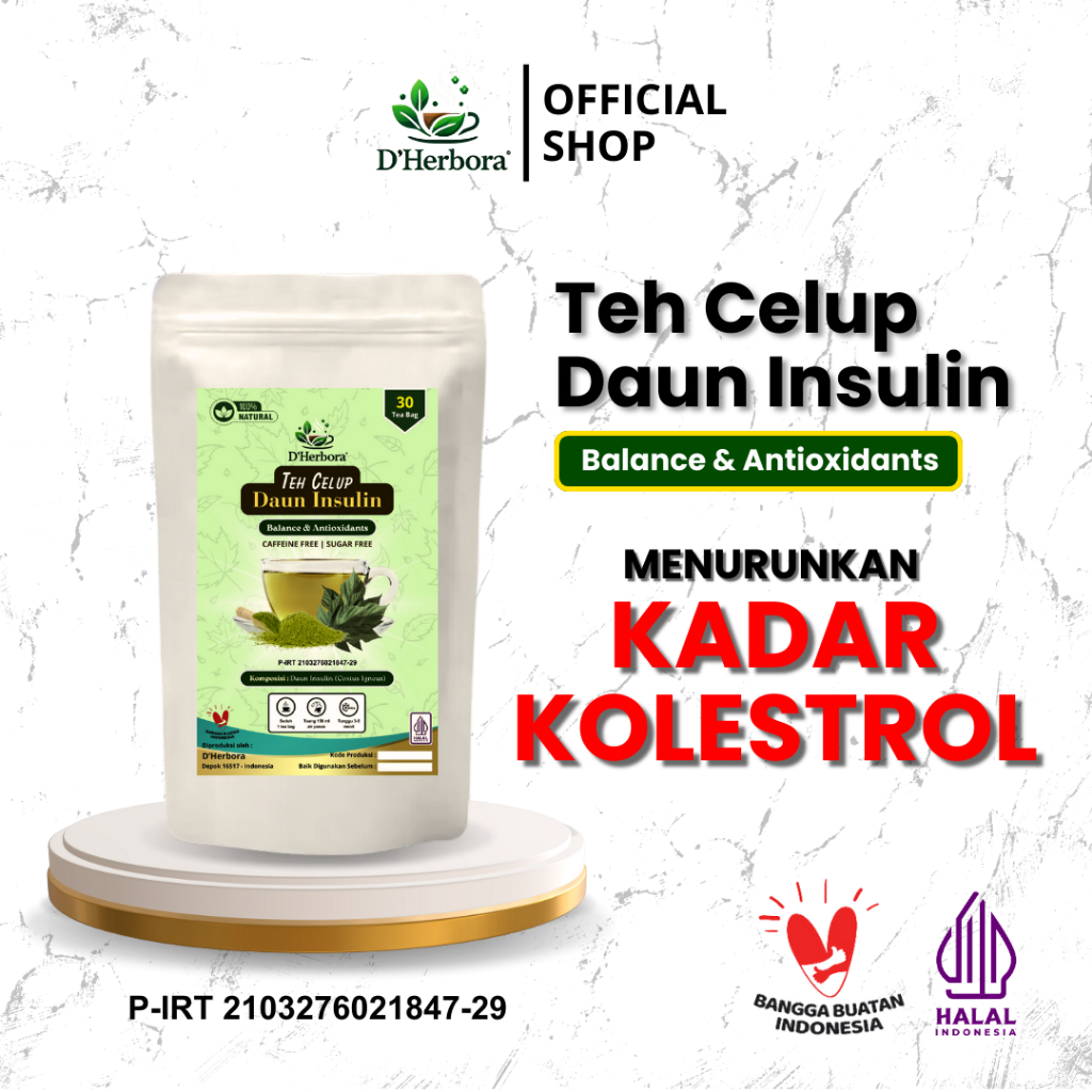 

ANTI DIABETES !!! Teh Daun Insulin Obat Diabetes Kencing Manis dan Anti-Kanker D'HERBORA