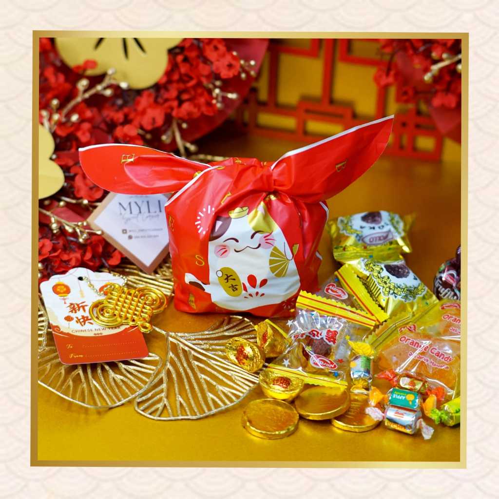 

CNY02 - HAMPERS IMLEK bunny bag isi permen coklat sincia xinjia chinesse new year anak kids cny goodiebag souvenir chocolate candy merah jelly tahun baru cina bingkisan kado gift plastik plastic bungkus