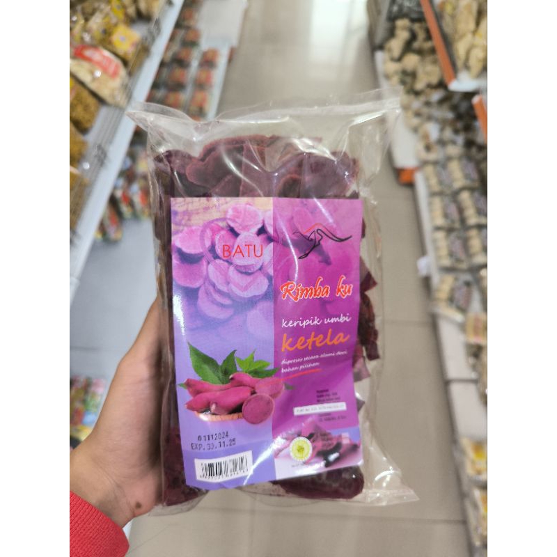 

Keripik Ketela Ungu Rimbaku Batu 170gr