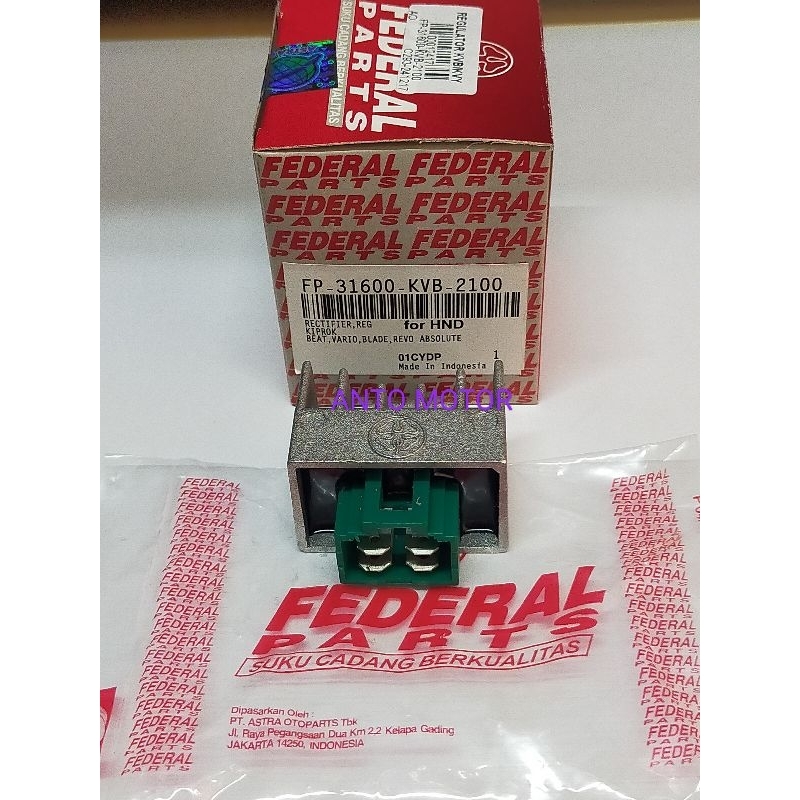 KIPROK REGULATOR BLADE REVO ABSOLUTE BEAT VARIO SCOOPY KARBU ASLI FEDERAL