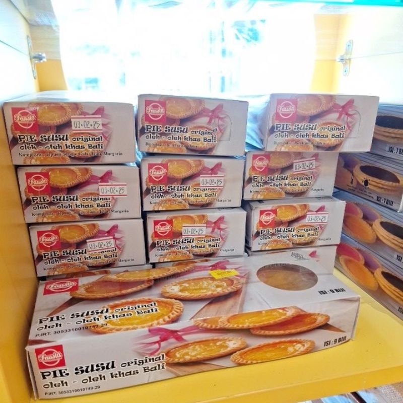 

pie susu kemasan box isi 9pcs