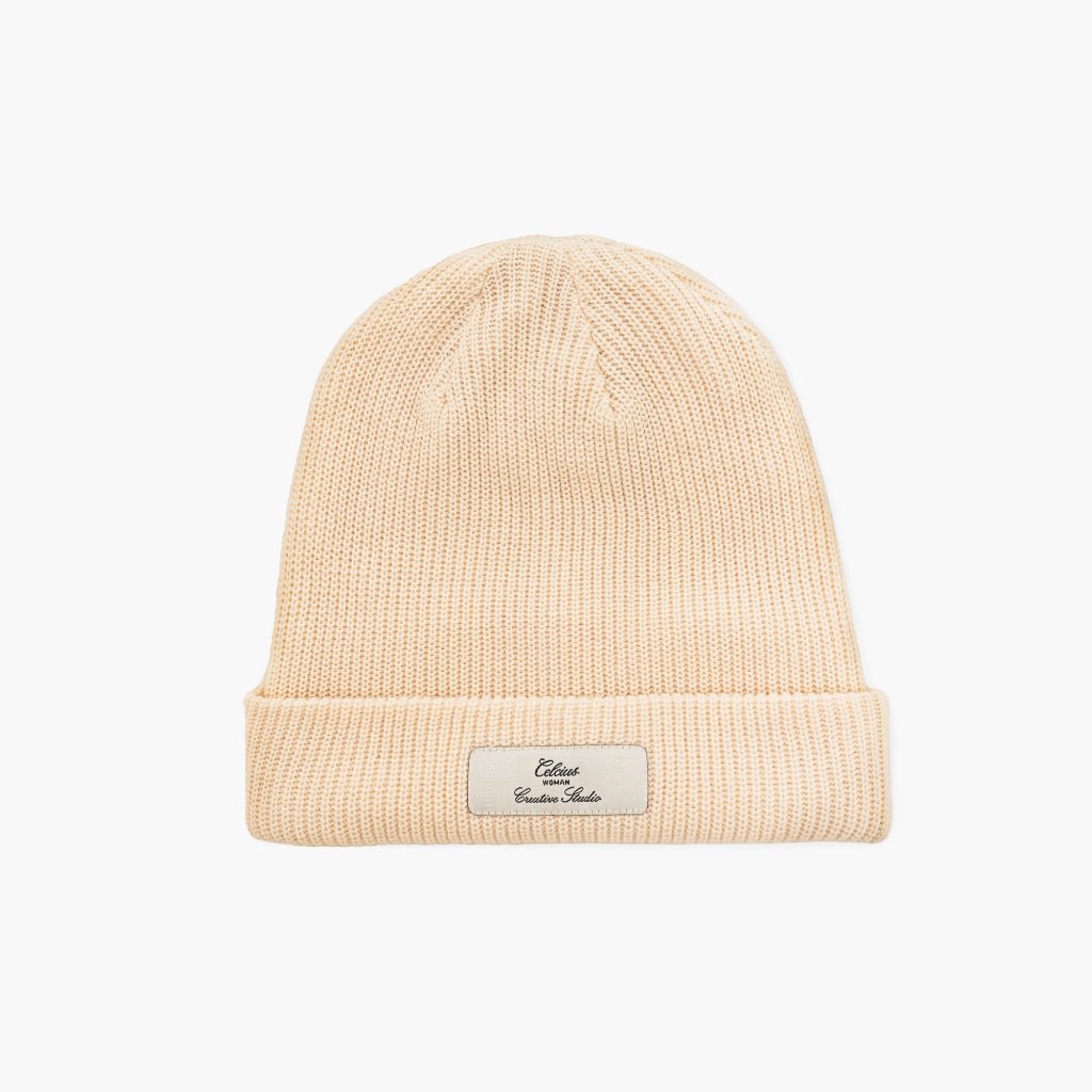 CELCIUS WOMAN BACKWOODS Beanie Hat L03000036W Chalk