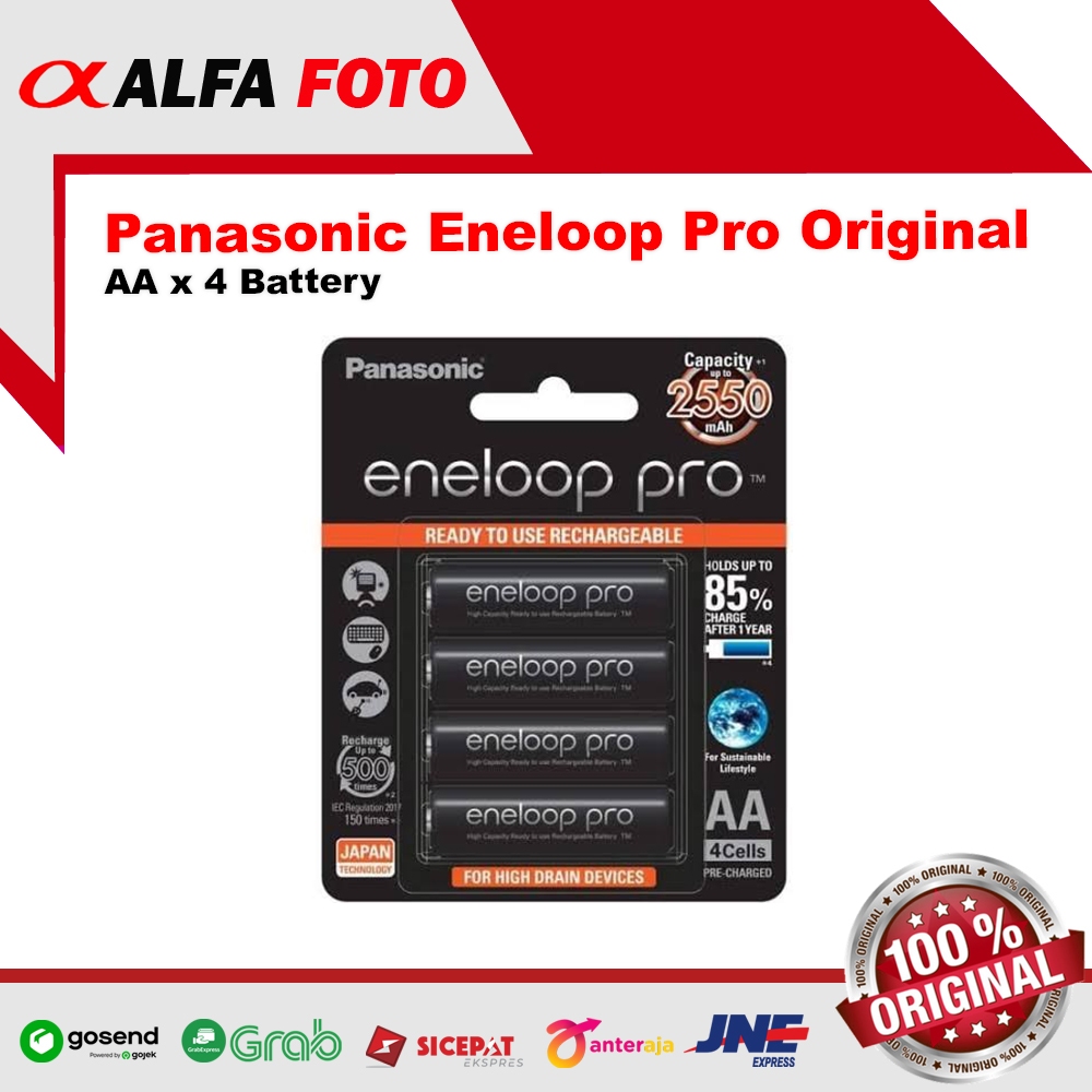 Baterai Eneloop Pro Original 4x AA