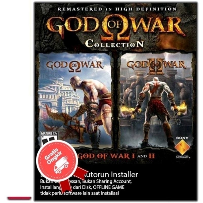 God Of War Origins Collection Remastered HD ( 1 , 2 ) - PC Game  - Collection 1+2,  - LINK DOWNLOAD 